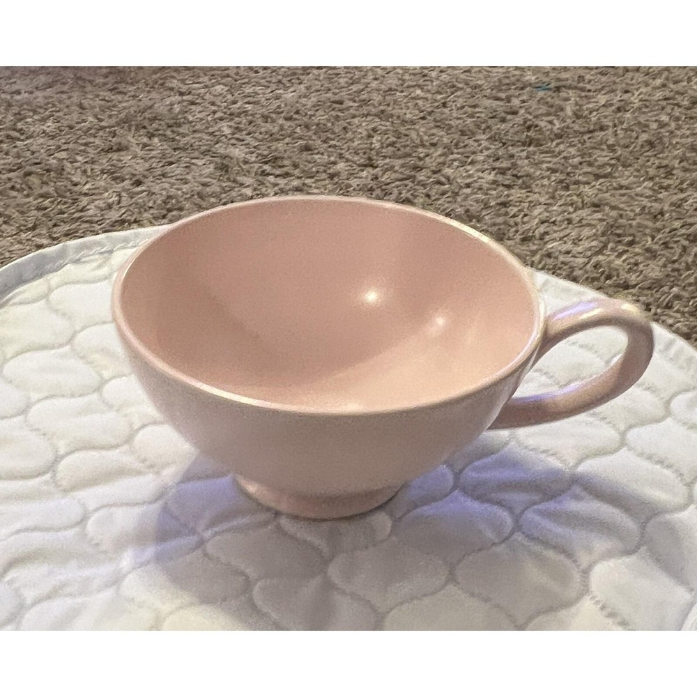 HOMER LAUGHLIN Serenade‎ Pastel Pink Cup Mid-Century Vintage VGC!